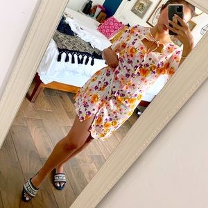 & Other Stories Floral Mini Dress - NEW